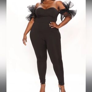 Elegant Black Off-Shoulder Bodysuit